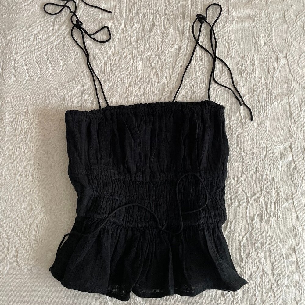 NWT: Jcrew Clio top in textured gauze, XS
